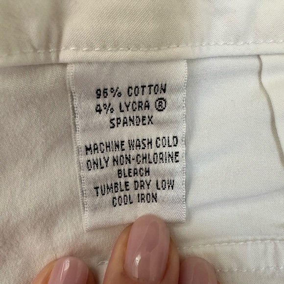 Talbots White Shorts- Size 10 Petite - Picture 7 of 7